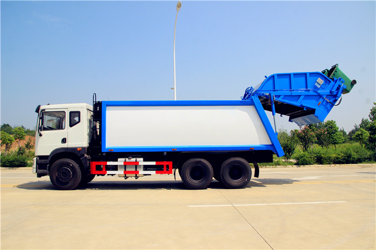 國(guó)六后雙橋18方壓縮垃圾車(chē)圖片3
