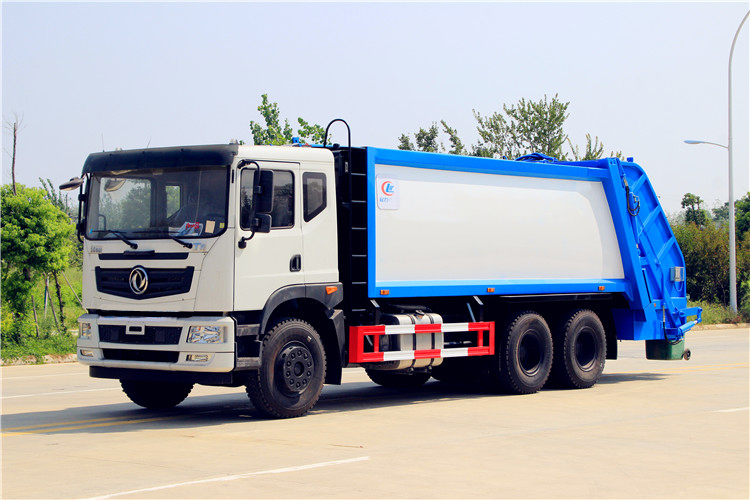 國(guó)六后雙橋18方壓縮垃圾車(chē)圖片2