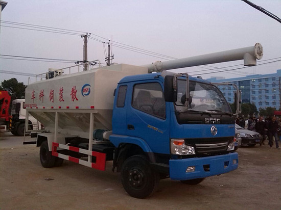東風(fēng)勁卡散裝飼料運輸車（藍色）